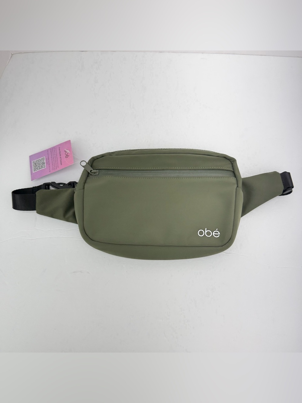 obé Fitness Olive Green Waist Fanny Pack NWT